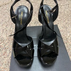 Authentic YSL Bianca heeled sandals- Size 41